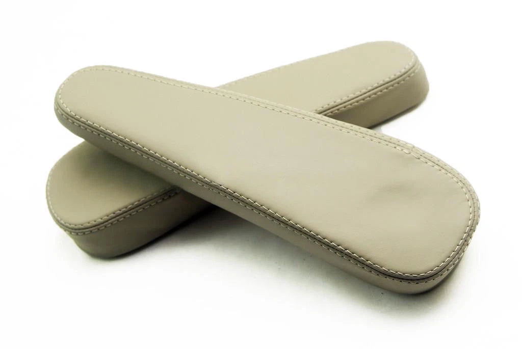 Front Seat Armrest Cover for Toyota Highlander (2001–2006) Beige Leather