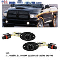 2 Rear License Plate Light Wire Harnesses for Dodge Ram 1500 2500 3500 (1994–2001)