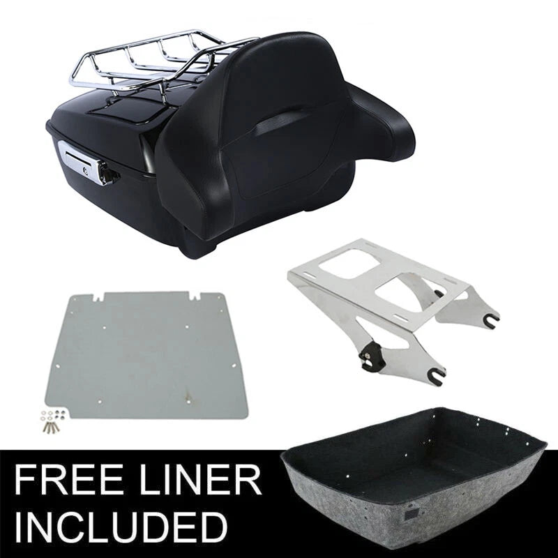 Trunk Pad Mount Rack Plate for Harley Touring Street Glide (2014–2026)