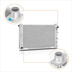 3 Row Aluminum Racing Radiator for Ford Mustang (1997–2004)