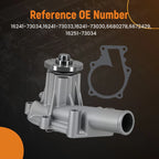 Water Pump for Kubota V1505 D1105 (2000–2005)