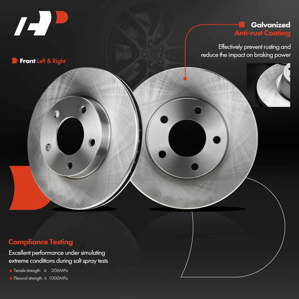 Front Disc Brake Rotors & Pads Set for Ford Escape (2001-2012)