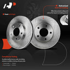 Front Disc Brake Rotors & Pads Set for Ford Escape (2001-2012)