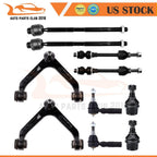 Set of 10 Upper Lower Ball Joints Inner Outer Tie Rods for Dodge RAM 2500 3500 (2003–2005)