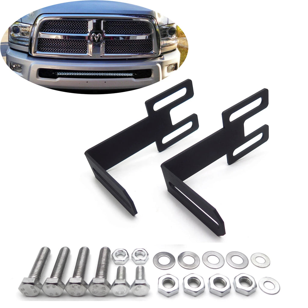 LED Light Bar Mounting Brackets for Dodge Ram 2500 3500 (2003–2019)