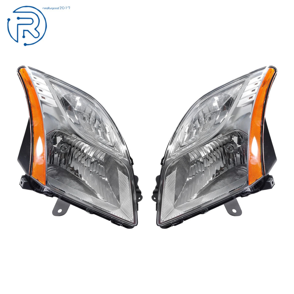 Halogen Headlights for Nissan Sentra (2010-2012) Clear Chrome