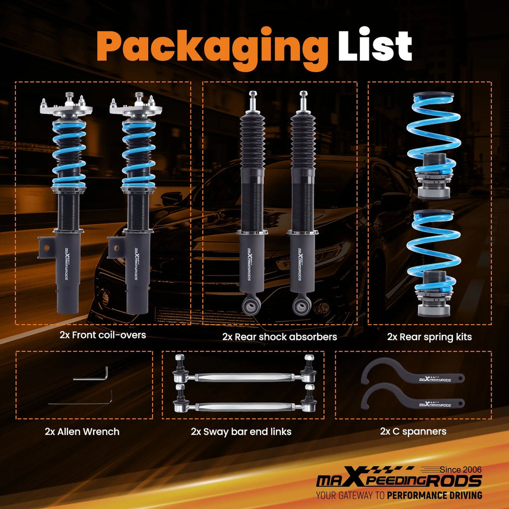 Coilover Suspension Kit for VW Jetta MK5 MK6 (2005-2019)