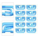 Pack of 10 Windshield Molding Clips for Mitsubishi