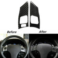REAL CARBON FIBER Steering Wheel Button Cover for LEXUS IS (2006���2012)