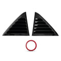 Car Window Louvers for Chrysler 300 Sedan (2011–2023) ABS Gloss Black