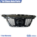 Set of 2 Front Upper Grille with Lower Trim Chrome for Nissan Versa (2020–2021)
