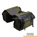 Canvas Flap Cover Saddlebag Storage Bags for Harley Honda Shadow 750