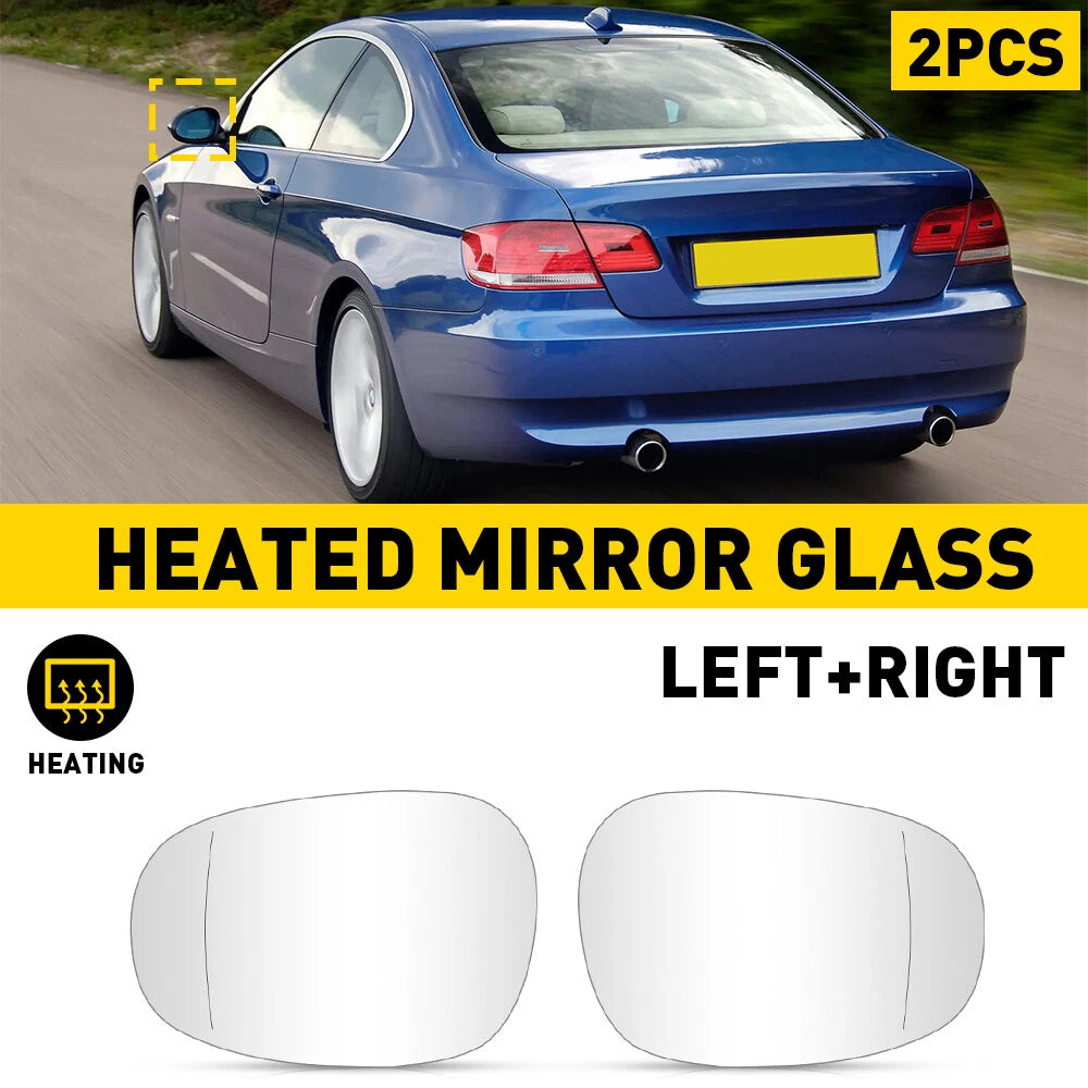 Heated Side Mirror Glass for BMW E81 E90 E91 E92 (2009–2013)
