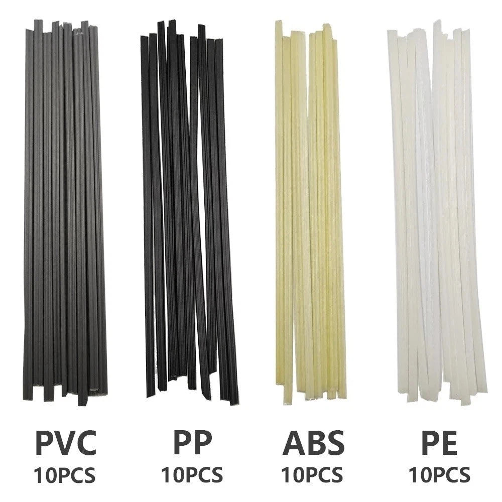 10pcs Plastic Welding Rods 200x5x2.5mm for Plastic Welder (ABS/PP/PVC/PE)