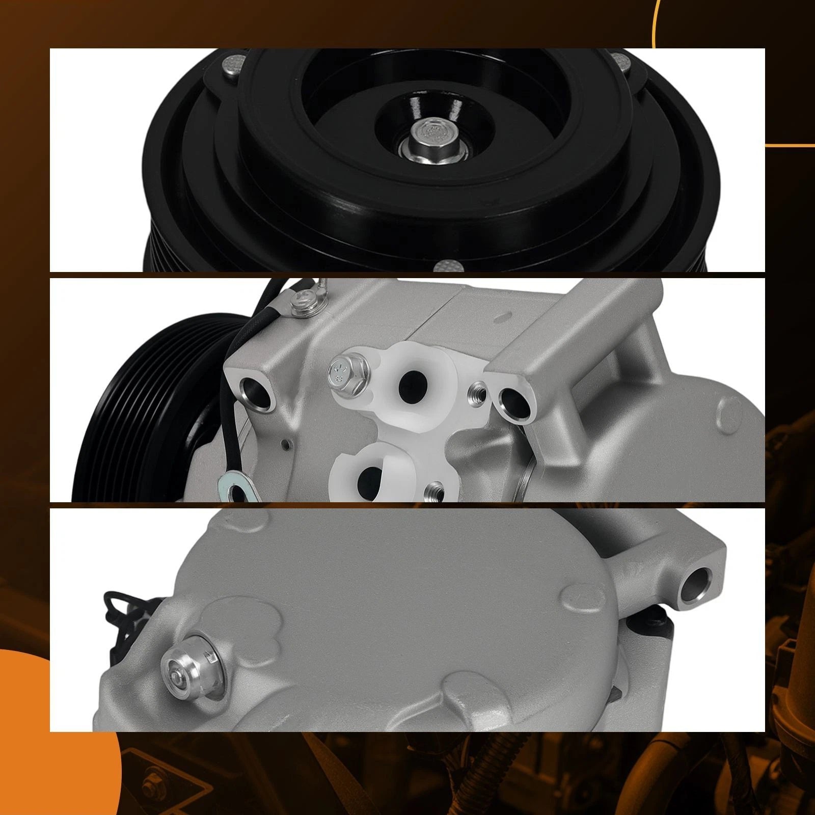 A/C Compressor for Toyota Tundra V8 4.6L (2010-2019)