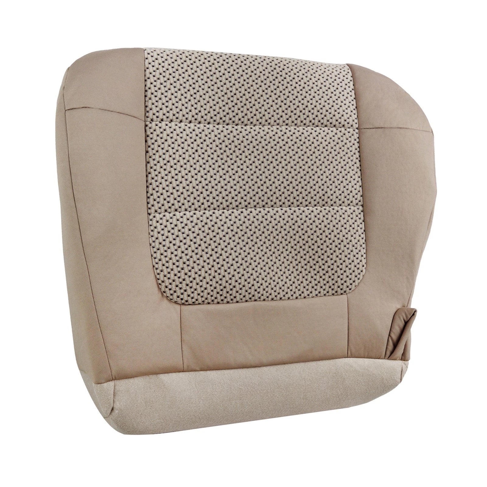 Brown Two-Tone Fabric Seat Cover for Ford F150 XLT (2000–2003)