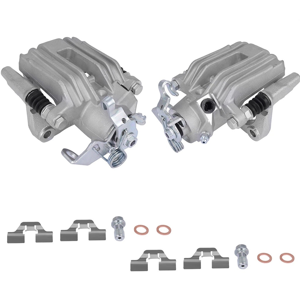 Set of 2 Rear Brake Calipers for Volkswagen Jetta (2000–2005)