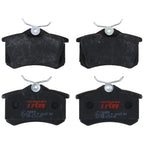 Set of 4 Disc Brake Pads for Audi A8 Quattro (2002–2003)