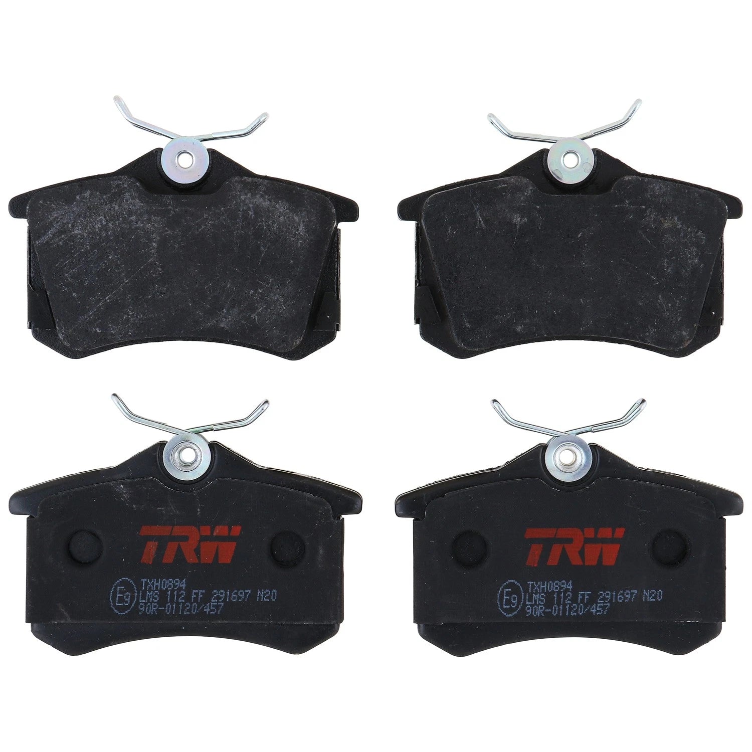 Set of 4 Disc Brake Pads for Audi A8 Quattro (2002–2003)