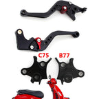 Short Clutch Brake Lever for BMW R1200GS Adventure (2014–2018) BLK