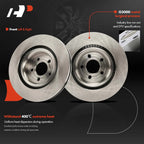 Front Disc Brake Rotors & Ceramic Pads for Ford Explorer (2020-2022)