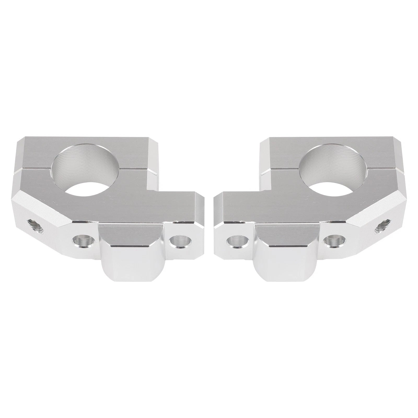 Silver Handlebar Risers for Suzuki DL1000, 1050, V-Strom, GSX-S1000 (2020–2025)