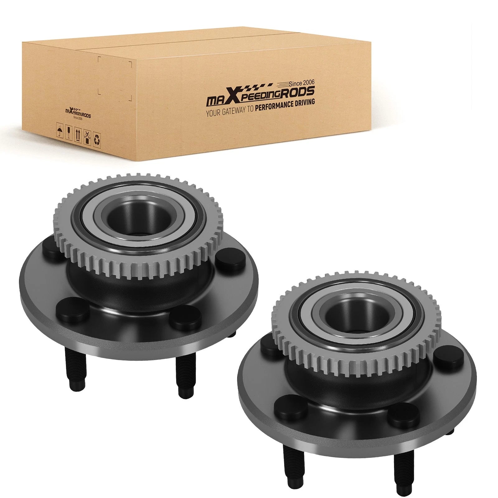 Front Wheel Hub Assembly for Ford Mustang (2005–2014) 5 Bolt w/ABS