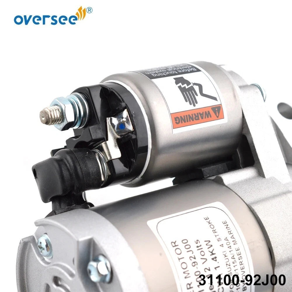 Outboard Starting Motor for Suzuki DF100 DF115 DF140 (31100-92J00)