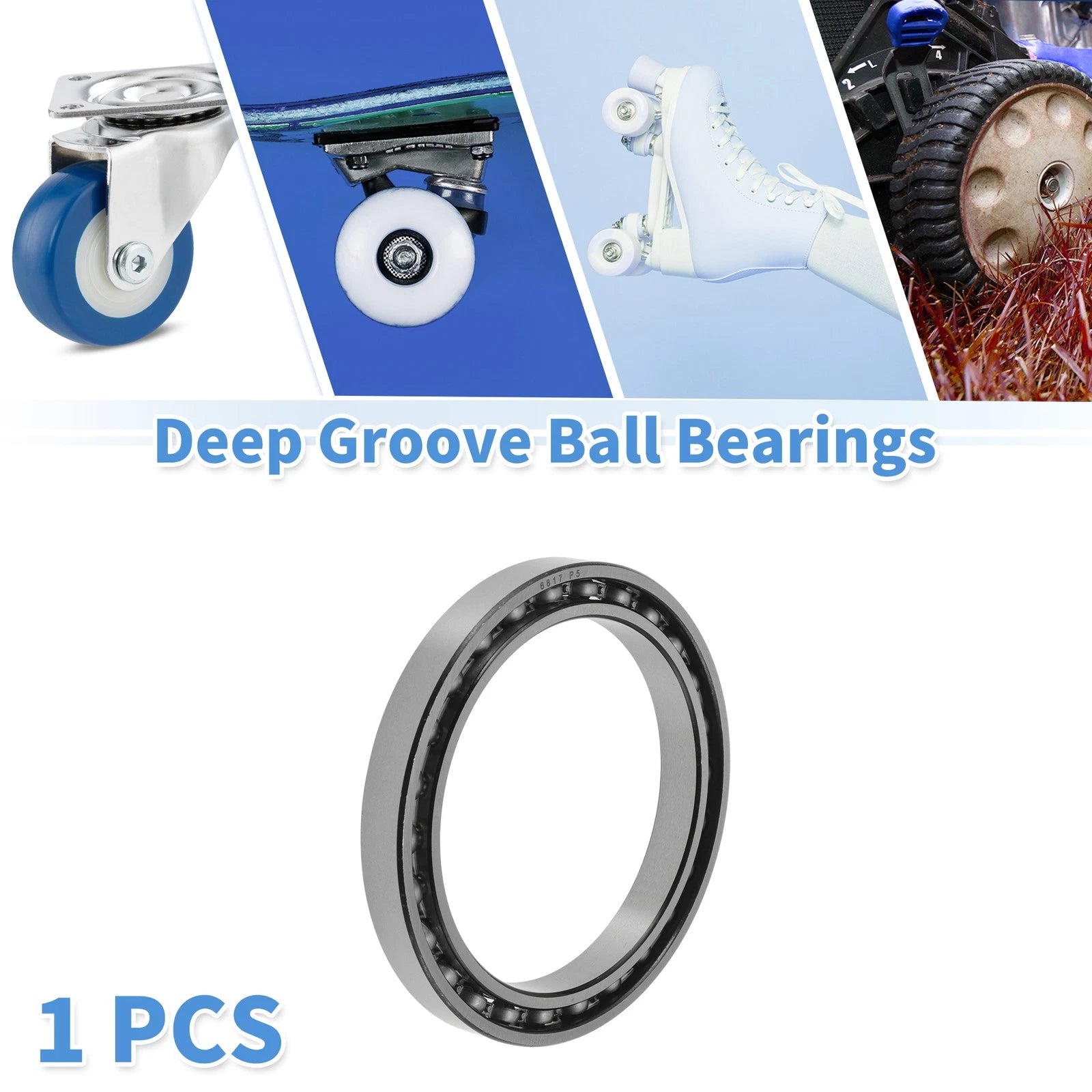 Deep Groove Ball Bearing 85x110x13mm for Scooter Skateboard (1Pc)