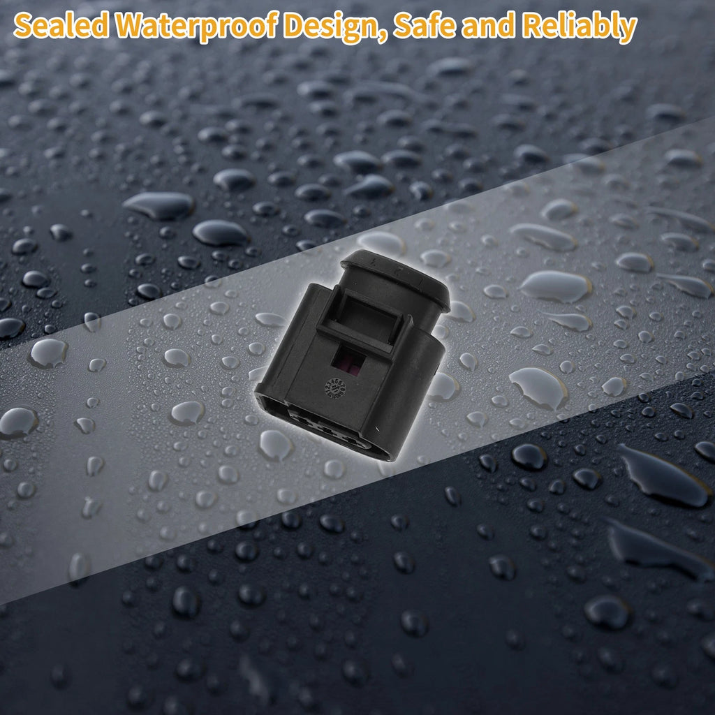 3 Pin Fuel Rail Pressure Sensor Connector Plug for Audi 
