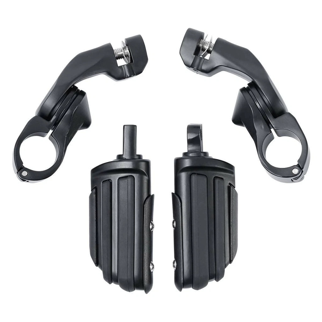 1-1/4" Short Angled Highway Bar Footpeg Mount for Harley Touring (2014–2023)
