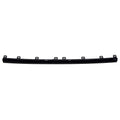 Replacement Black Gloss/Painted ABS Plastic Rear Center Bumper Cover Molding