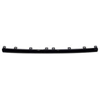 Replacement Black Gloss/Painted ABS Plastic Rear Center Bumper Cover Molding