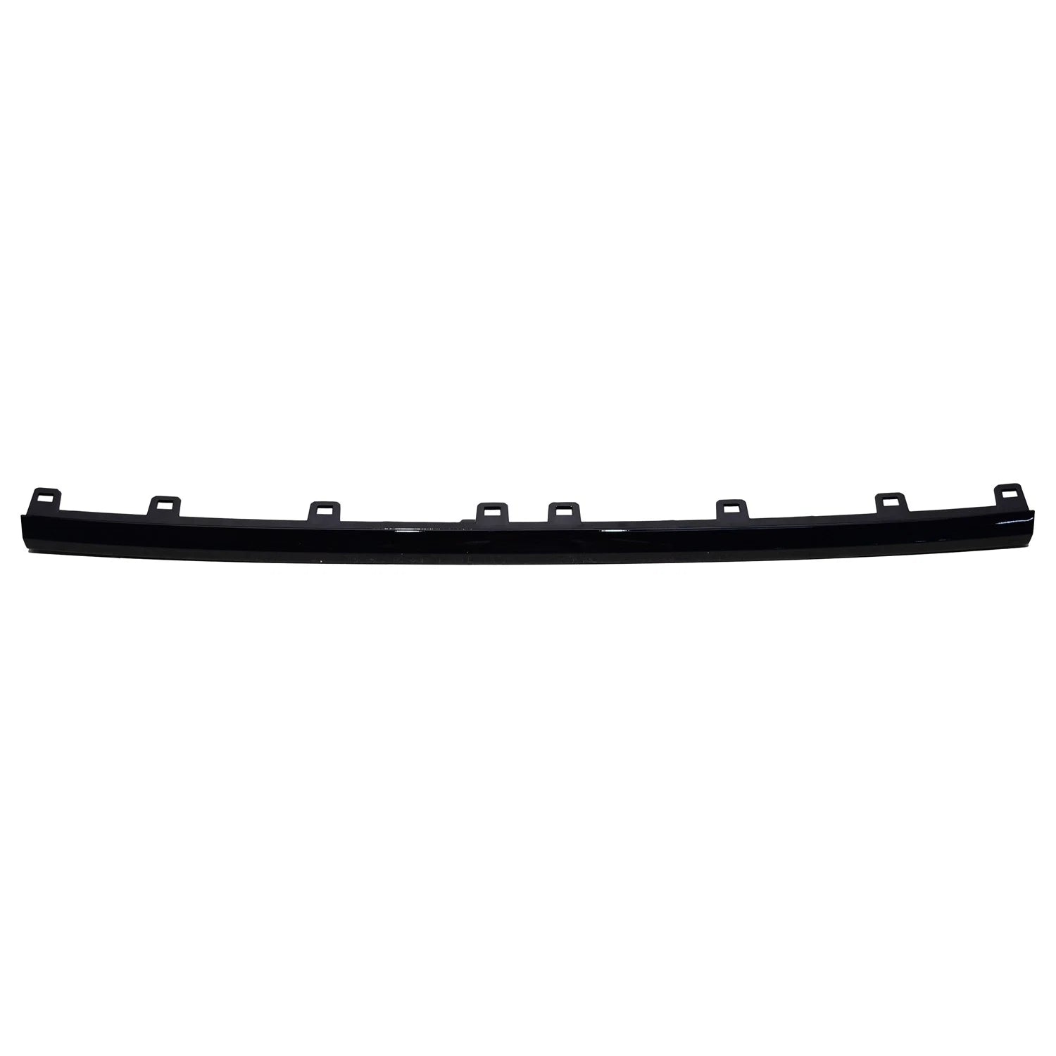 Replacement Black Gloss/Painted ABS Plastic Rear Center Bumper Cover Molding