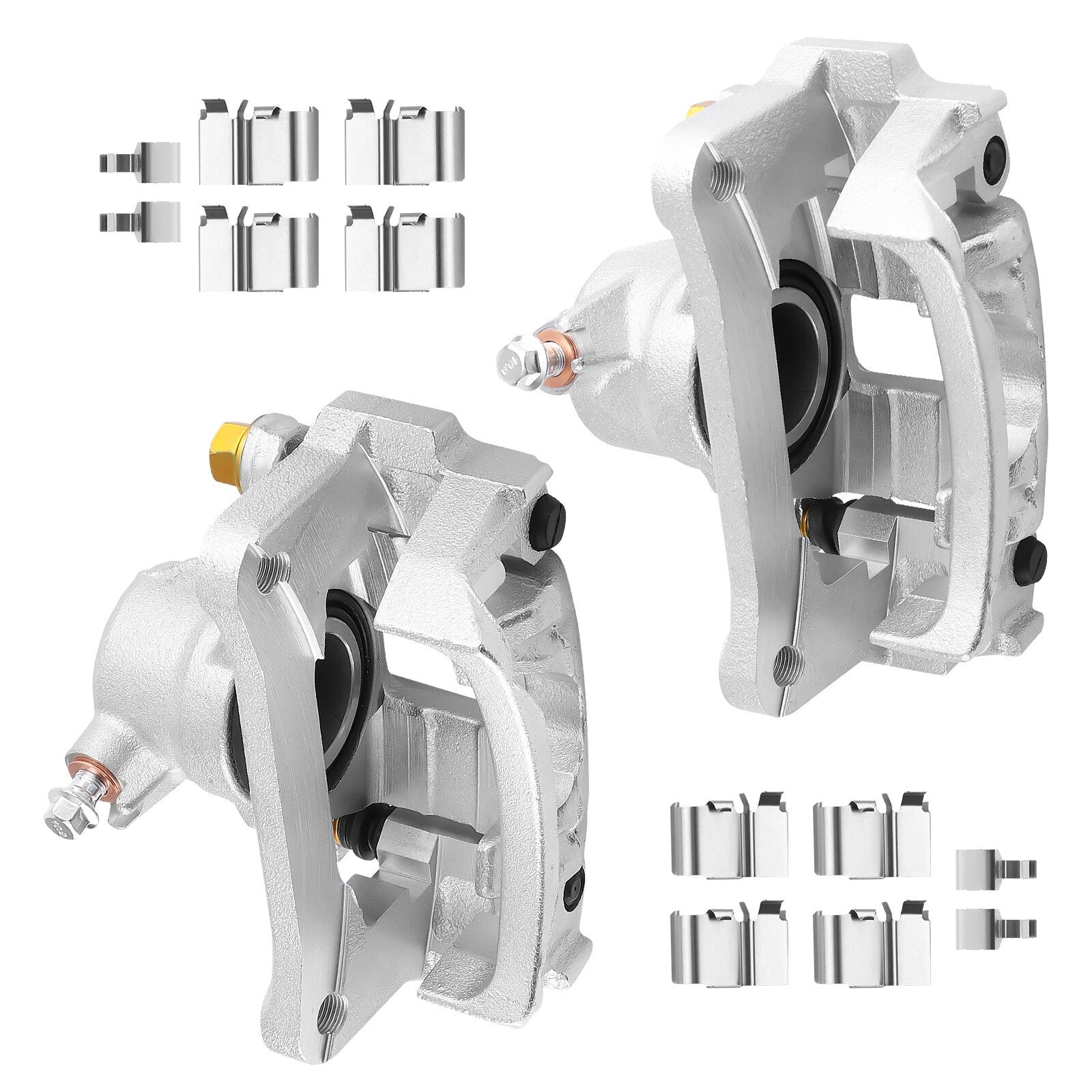 2X Rear Brake Calipers w/Bracket for Toyota 4Runner (2003–2009) FJ Cruiser (2007–2014)
