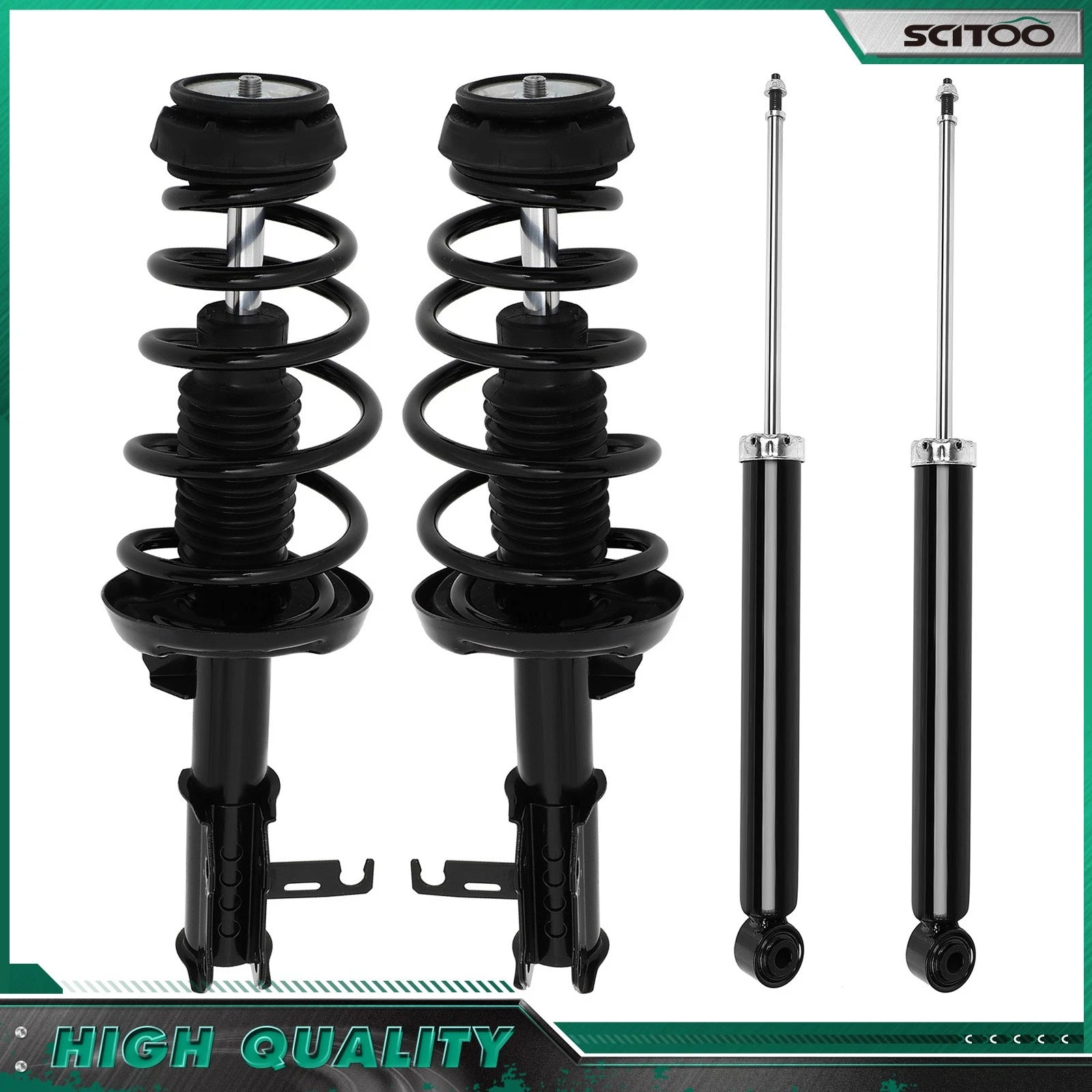 Set of 4 Complete Struts & Shocks for Chevy Cruze (2011–2015)
