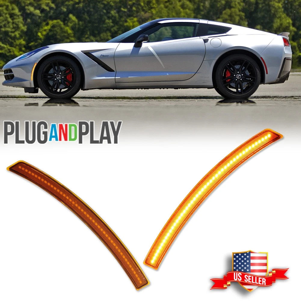 LED Side Marker Lights for Chevy Corvette C7 (2014–2019)