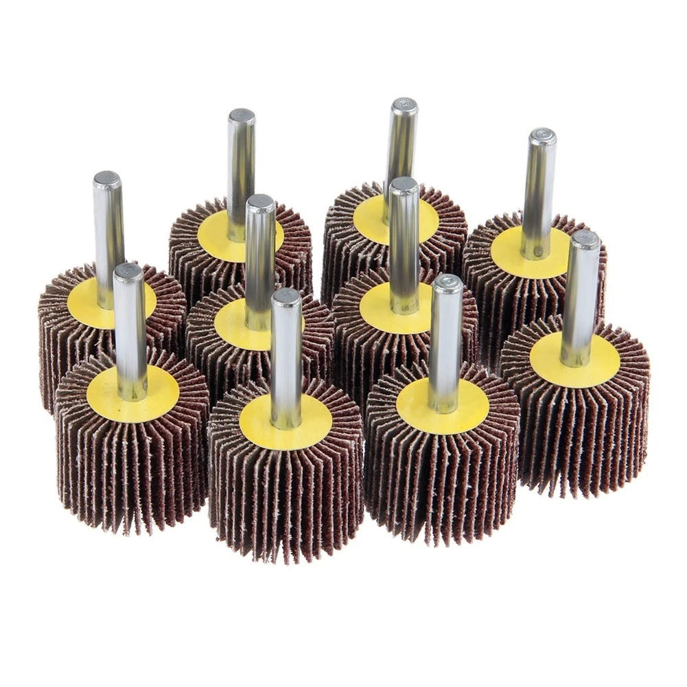 Set of 10 80 Grit Sanding Discs for Metal and Non-Metallic Materials