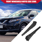 Front Windshield Wiper Side Cowl Extension Trim for Nissan Rogue (2014–2020)