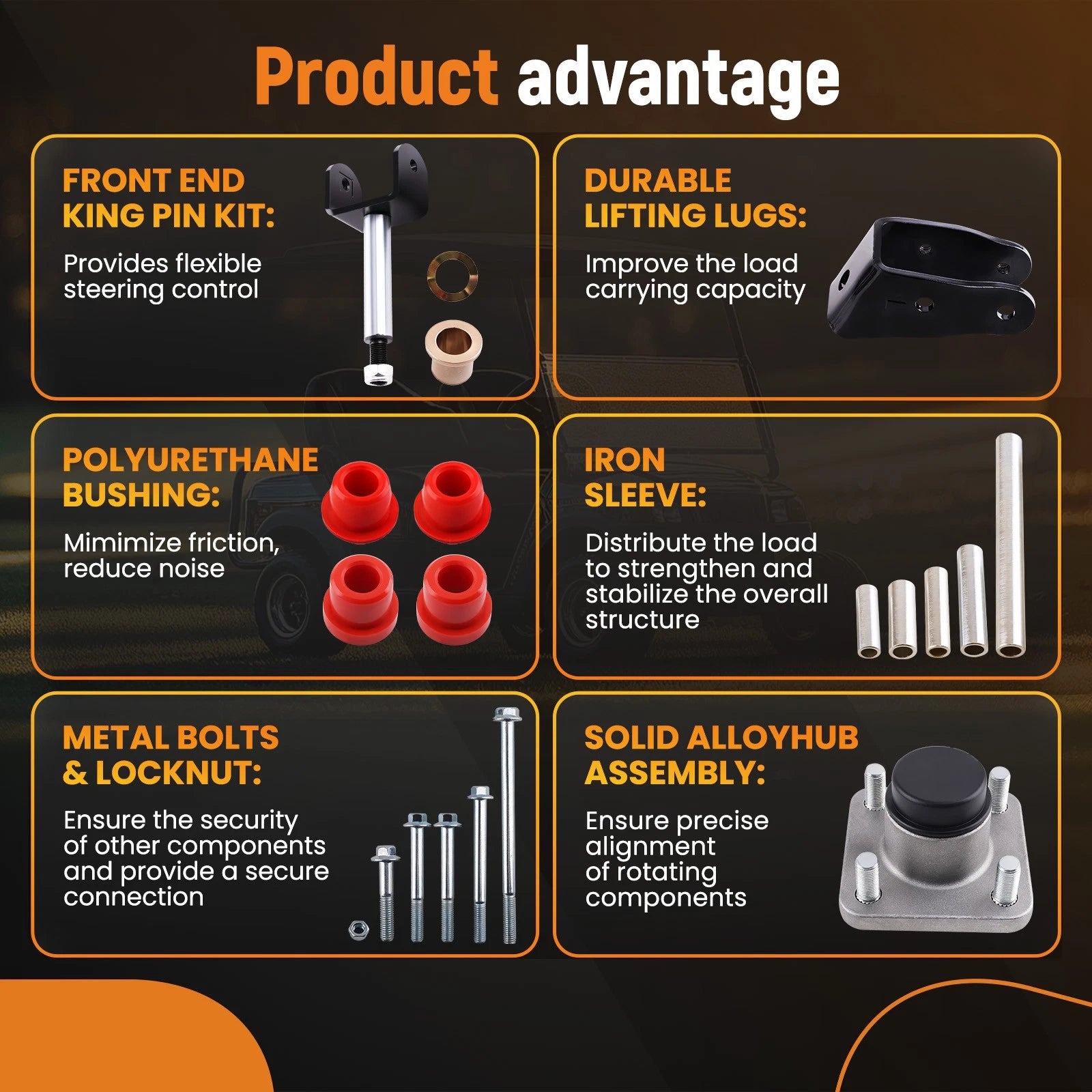 Complete Front End Kit for Club Car Precedent (2004-Present)