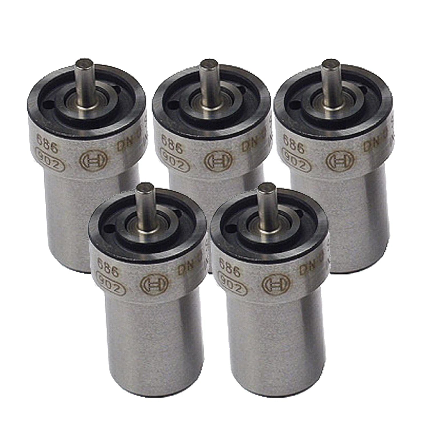 Set of 5 Diesel Fuel Injector Nozzles for Mercedes W123 (1976–1985)