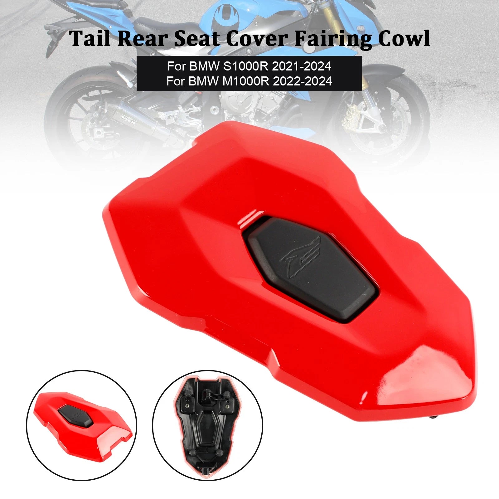 Tail Rear Seat Cover Fairing Cowl for BMW S1000R M1000R (2021–2024) Red