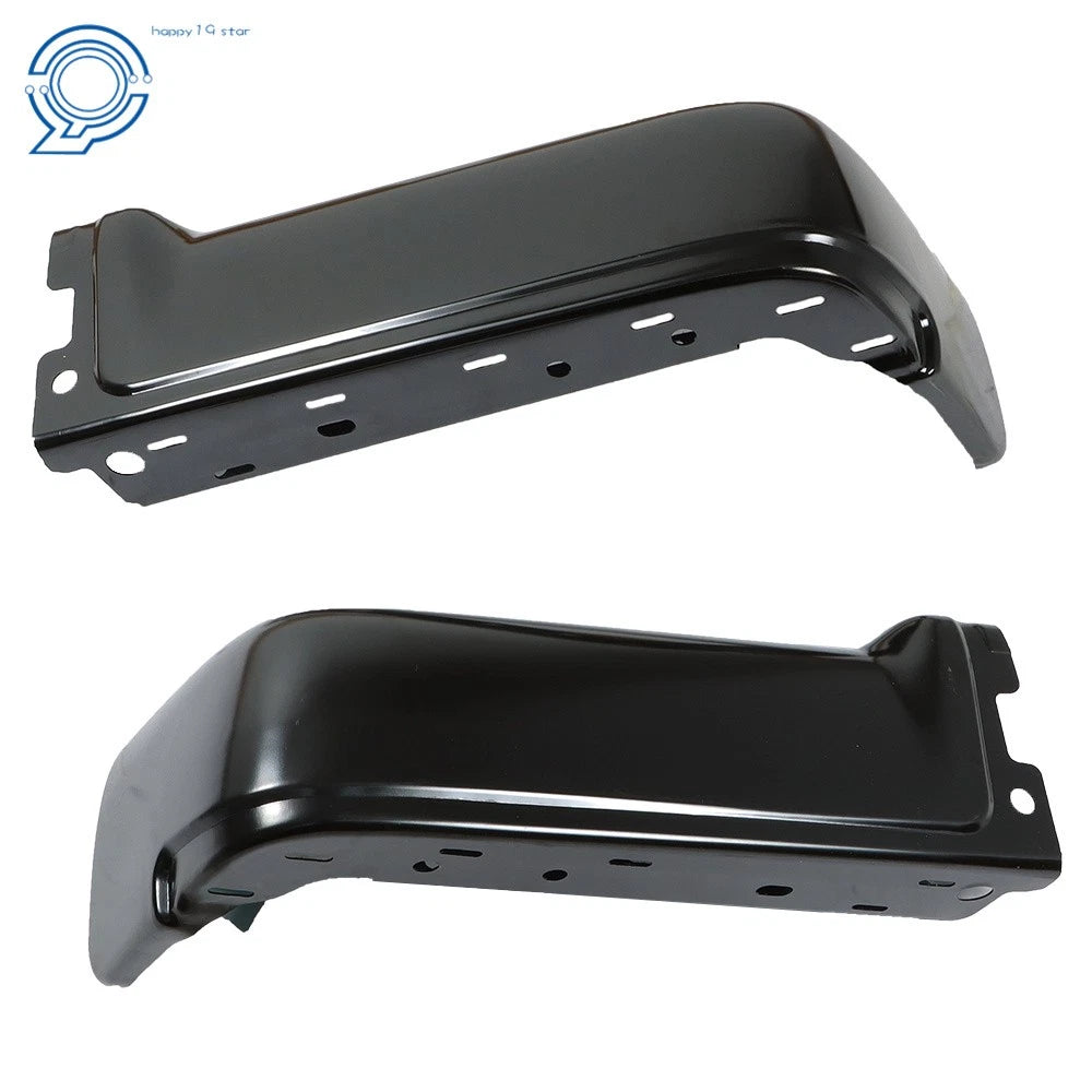 Steel Rear Step Bumper Face Bar Ends for Ford F150 (2009–2014) Matte Black