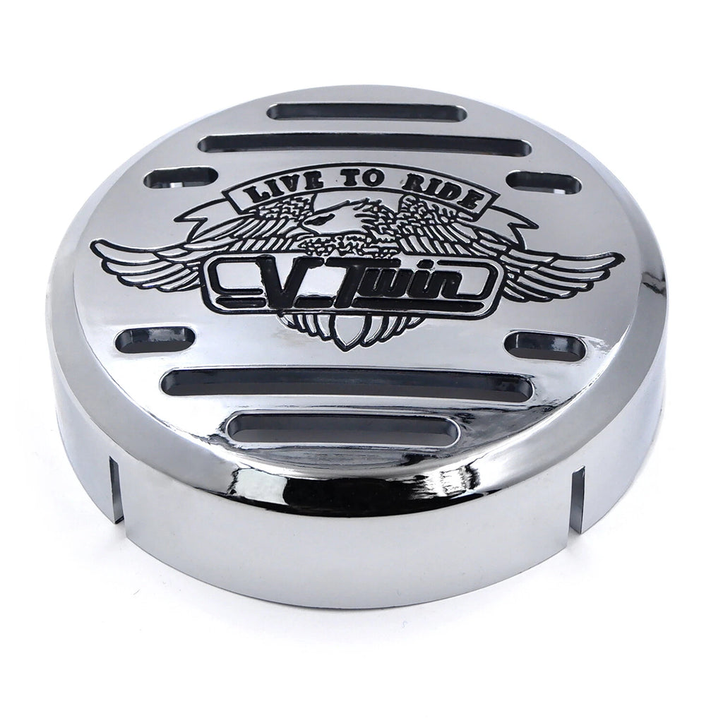 Chrome V-Twin Horn Cover for Yamaha V-Star 650 (2000–2017)
