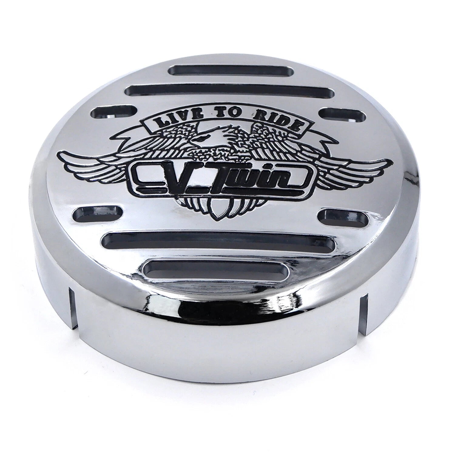 Chrome V-Twin Horn Cover for Yamaha V-Star 650 (2000–2017)