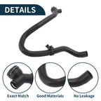 Radiator Hose Coolant Tube for Audi A3 (2010) - Rubber Plastic Black