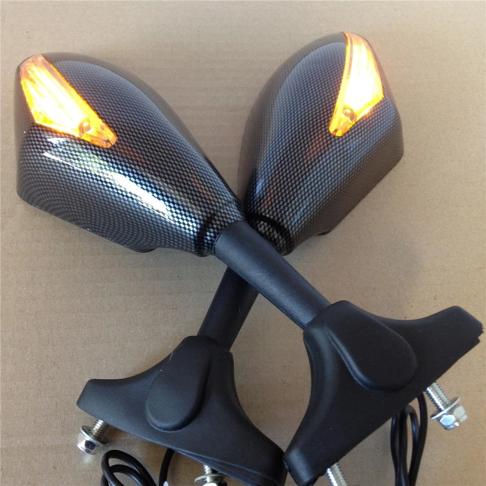 Turn Signal Mirrors for Suzuki GSX-R Hayabusa SV650S Katana RF600R (1999–2023)