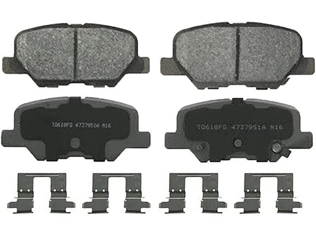 Set of 4 Rear Brake Pads for Mazda 3 Sport (2014–2018) BF895BV