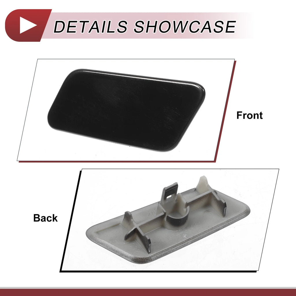 Front Left Washer Nozzle Cover Cap for Lexus LX570 (2016–2021) Black