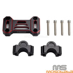 1" Handlebar Riser Extension w/Top Clamp Cover for Harley Pan America 1250 (21-23)